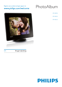 Brugsanvisning Philips SPH8528 Digital fotoramme