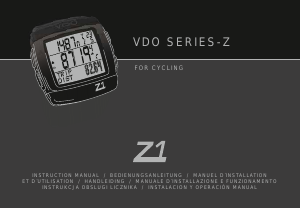 Manual VDO Z1 Cycling Computer