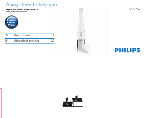 Návod Philips SC5265 VisaPure Čistiaca kefka na tvár