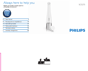 Наръчник Philips SC5275 VisaPure Четка за почистване на лице