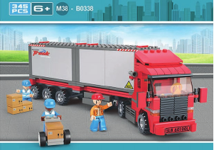 Manual Sluban set M38-B0338 Town Container transporter