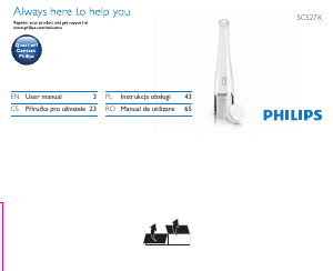 Manual Philips SC5275 VisaPure Perie de curățare facială