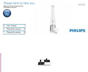 Manual de uso Philips SC5275 VisaPure Cepillo de limpieza facial