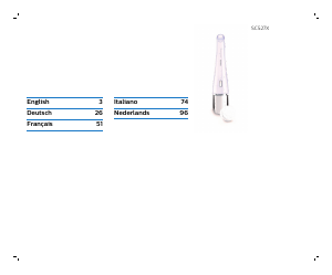 Mode d’emploi Philips SC5278 VisaPure Essential Brosse de nettoyage du visage