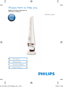 Kullanım kılavuzu Philips SC5340 VisaPure Advanced Yüz temizleme fırçası