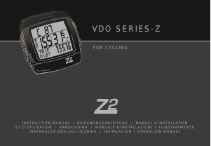 Manual VDO Z2 Cycling Computer