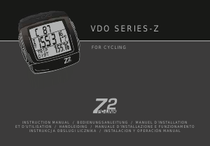 Manual VDO Z2 PC-Link Cycling Computer