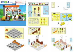 Brugsanvisning Sluban set M38-B0567 Town Bistro