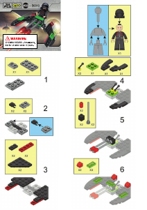 Manual de uso Sluban set M38-B0313 Space Combatiente espacial