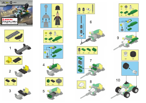 Bruksanvisning Sluban set M38-B0317 Space Vehicle