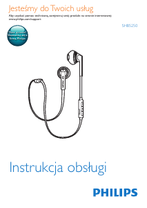 Instrukcja Philips SHB5250 Słuchawki