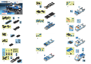 Brugsanvisning Sluban set M38-B0186 Police Lastbil