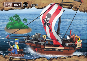 Manual Sluban set M38-B0279 Pirate Ship