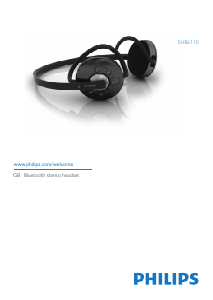 Manual Philips SHB6110 Headphone