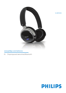 Εγχειρίδιο Philips SHB9000 Ακουστικά