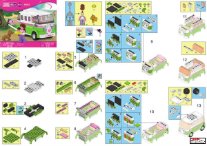 Manual de uso Sluban set M38-B0523 Girls Dream Autocaravana