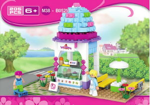 Manual Sluban set M38-B0525 Girls Dream Ice cream shop