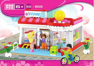 Manual Sluban set M38-B0529 Girls Dream Supermarket