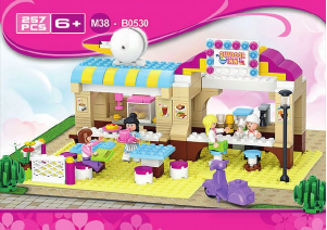 Manual Sluban set M38-B0530 Girls Dream Restaurant