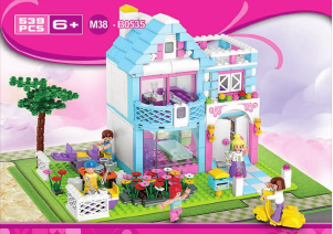 Manual de uso Sluban set M38-B0535 Girls Dream Casa de familia