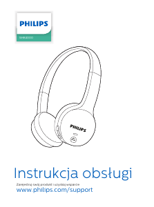 Instrukcja Philips SHK4000TL Słuchawki