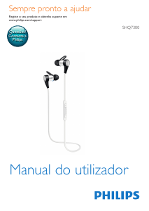 Manual Philips SHQ7300 Auscultador