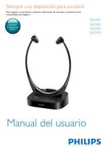 Manual de uso Philips SSC5001 Auriculares