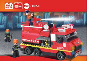 Bedienungsanleitung Sluban set M38-B0220 Fire Grosse Feuerwehrauto