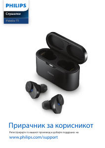 Прирачник Philips T1BK Fidelio Слушалки