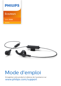 Mode d’emploi Philips TAA3206BK Casque