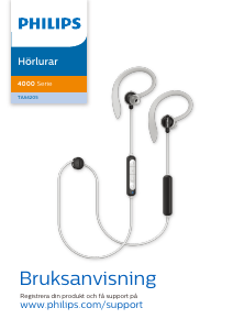 Bruksanvisning Philips TAA4205BK Hörlurar