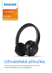 Manuál Philips TAA4216BK Sluchátka