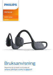 Bruksanvisning Philips TAA6606BK Hörlurar