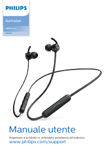 Manuale Philips TAE1205BK Cuffie