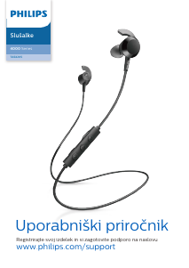 Priročnik Philips TAE4205BK Slušalka