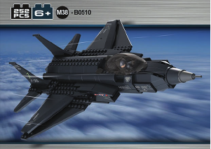 Manual Sluban set M38-B0510 Army Fighter jet