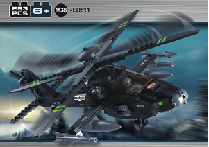 Manual Sluban set M38-B0511 Army Attack helicopter