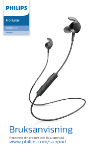 Bruksanvisning Philips TAE4205WT Hörlurar