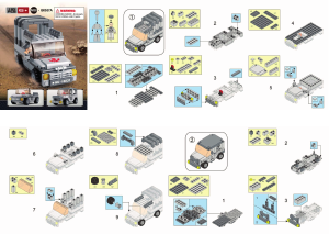 Manual Sluban set M38-B0537A Army Jeep 3-in-1