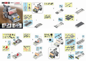 Manual de uso Sluban set M38-B0537C Army Lanzacohetes 3-en-1