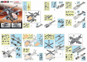 Handleiding Sluban set M38-B0537G Army Gevechtshelikopter 3-in-1