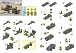 Bruksanvisning Sluban set M38-B5900 Army Pansarvärnskanon