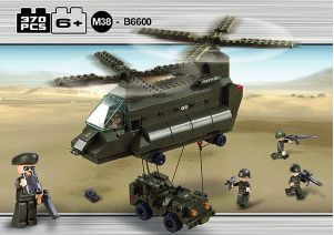 Manual Sluban set M38-B6600 Army Transport helicopter