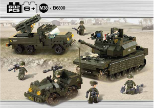 Handleiding Sluban set M38-B6800 Army Landmacht legerset