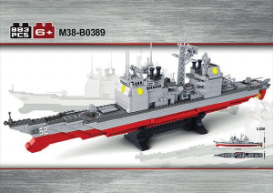 Manual Sluban set M38-B0389 Aircraft Carrier Cruiser