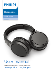 Manual Philips TAH5205BK Headphone