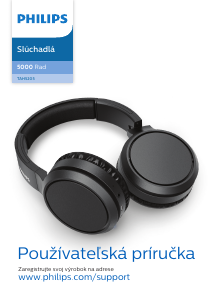 Návod Philips TAH5205WT Slúchadlá