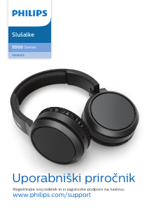 Priročnik Philips TAH5205WT Slušalka