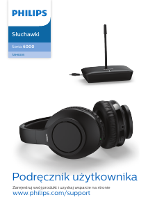 Instrukcja Philips TAH6005BK Słuchawki