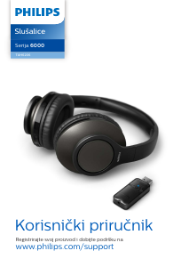 Priručnik Philips TAH6206BK Slušalica